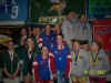 relay team on the medal blocks1.jpg (86057 bytes)
